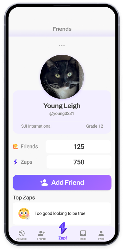 Find your friends and add them to your friends list 